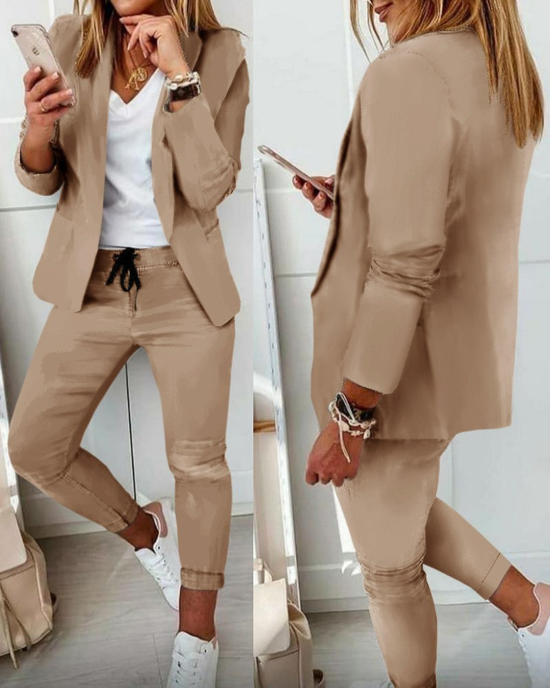Ladies’ Professional OL Suit & Trousers Set