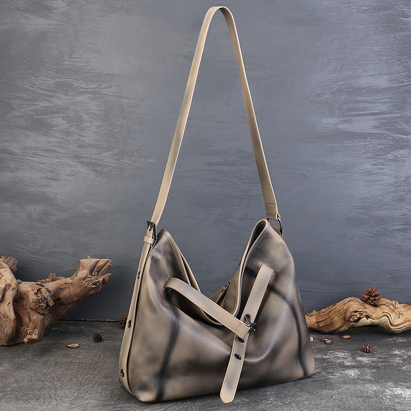 Retro Leather Crossbody Bag