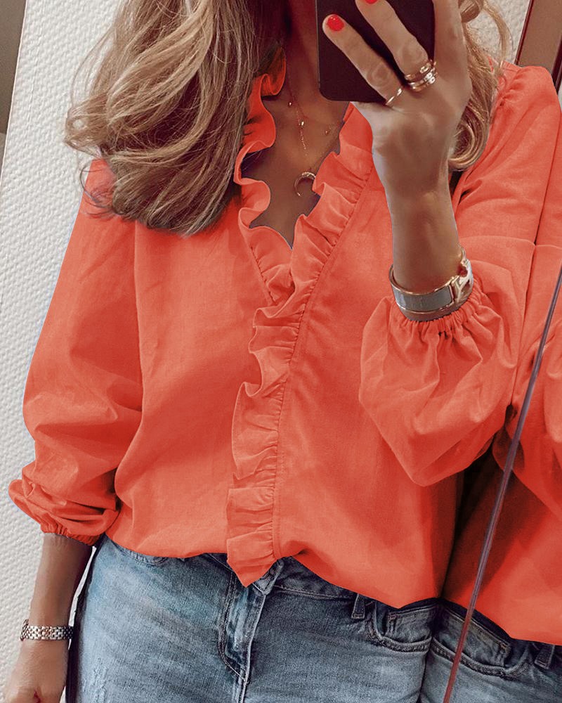 Urban Leisure Ruffle Blouse