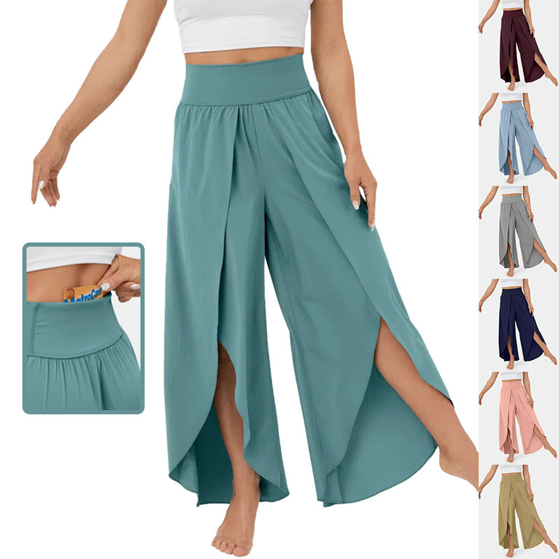 Loose Split Yoga & Leisure Pants