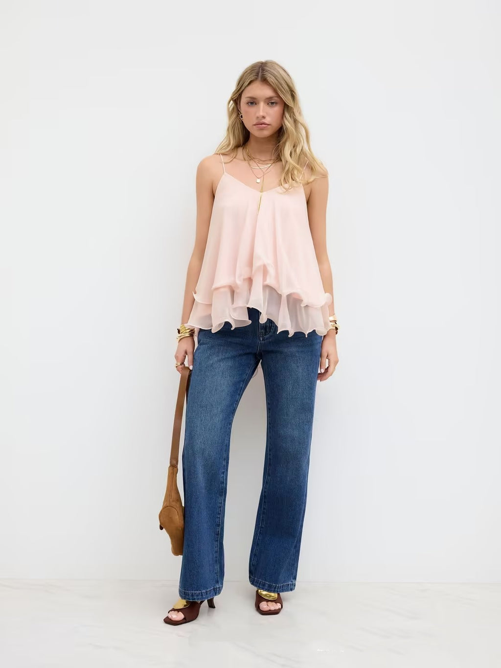 Elegant Chiffon Summer Blouse