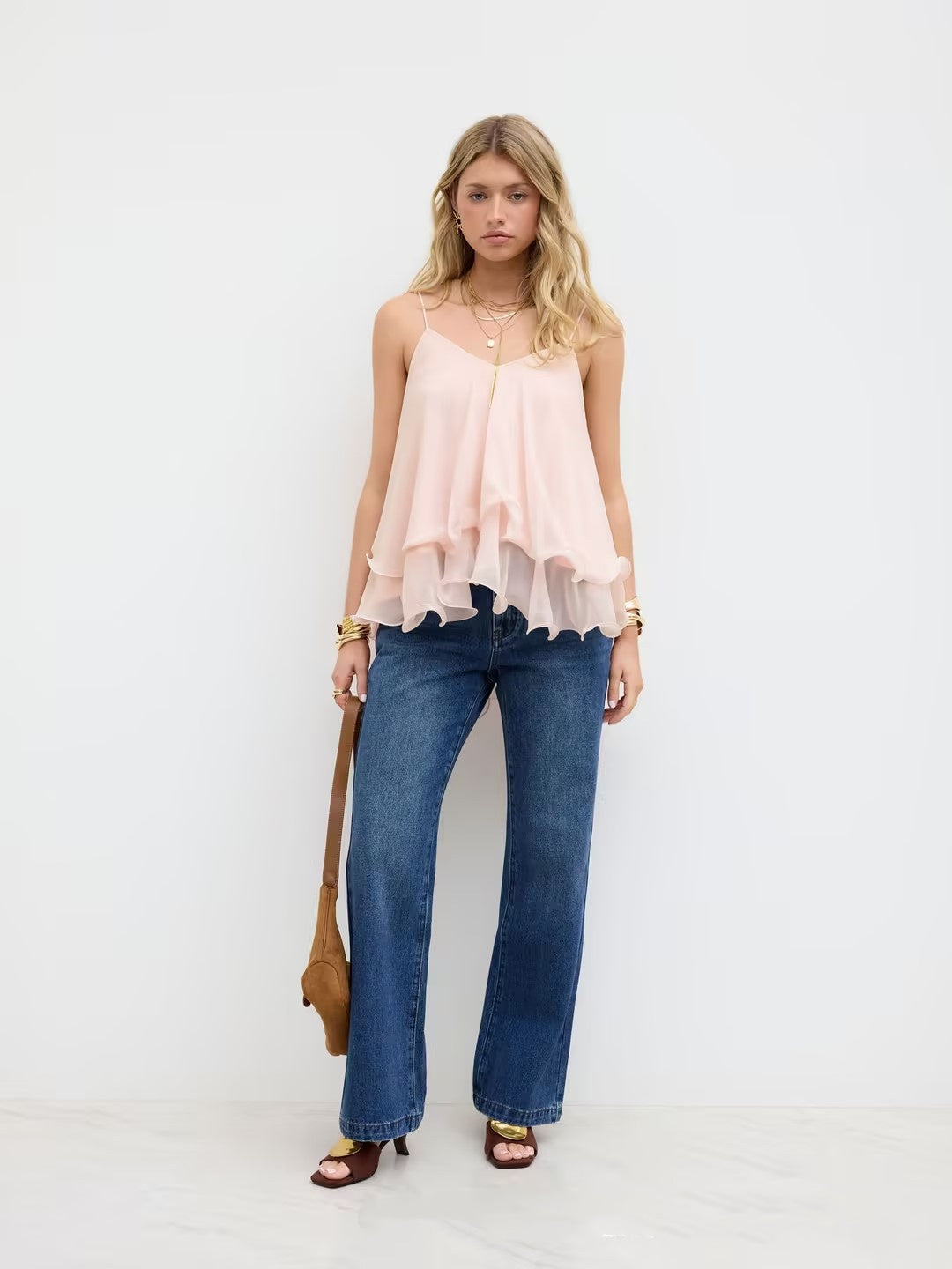 Elegant Chiffon Summer Blouse