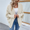 Bat-Sleeve Large Lapel Cardigan