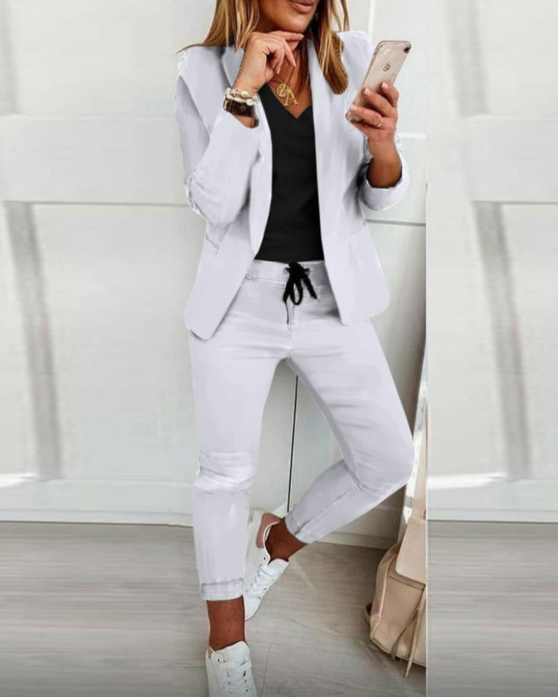 Ladies’ Professional OL Suit & Trousers Set