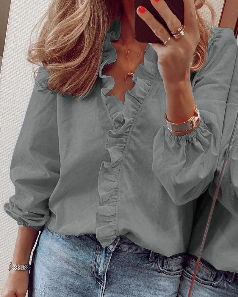 Urban Leisure Ruffle Blouse