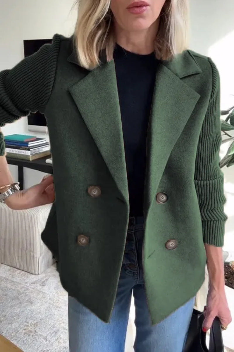Double-Breasted Lapel Jacket