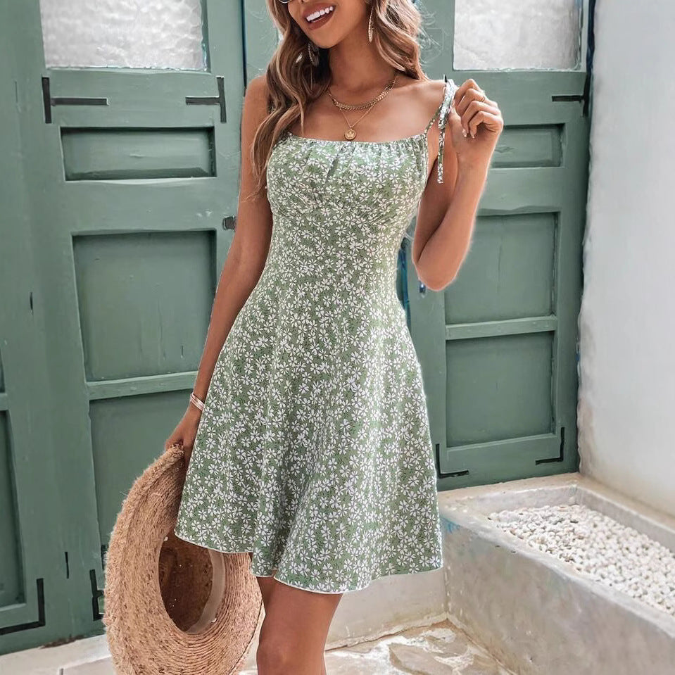 Green Mid-Length Sundress