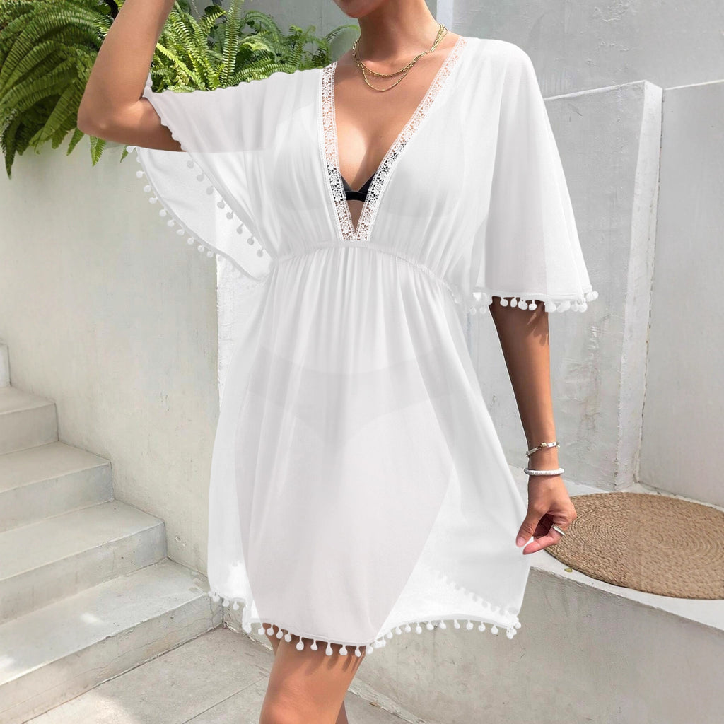 Beach-Style Cover-Up Blouse