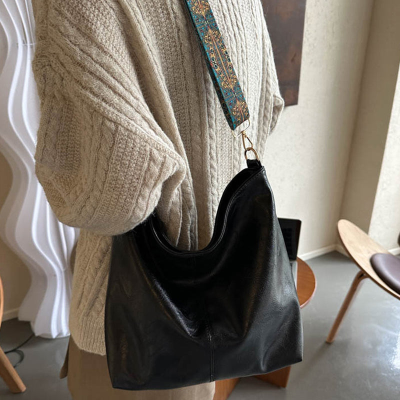 Ethnic Style Bucket Crossbody Bag