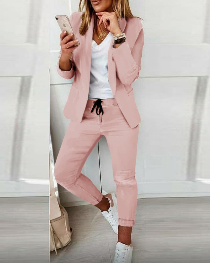 Ladies’ Professional OL Suit & Trousers Set