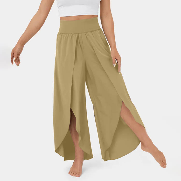 Loose Split Yoga & Leisure Pants