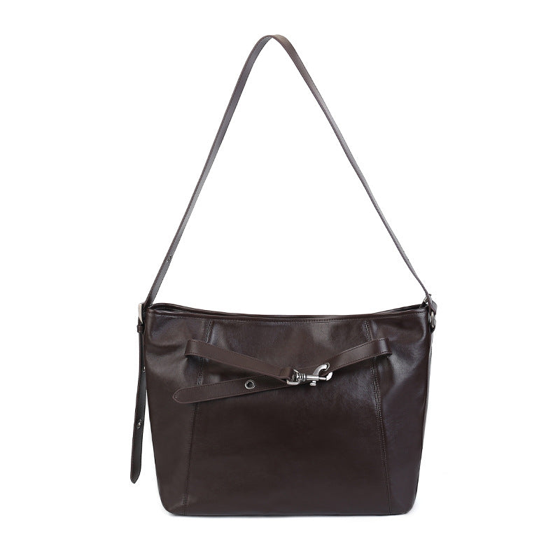 Retro Leather Crossbody Bag