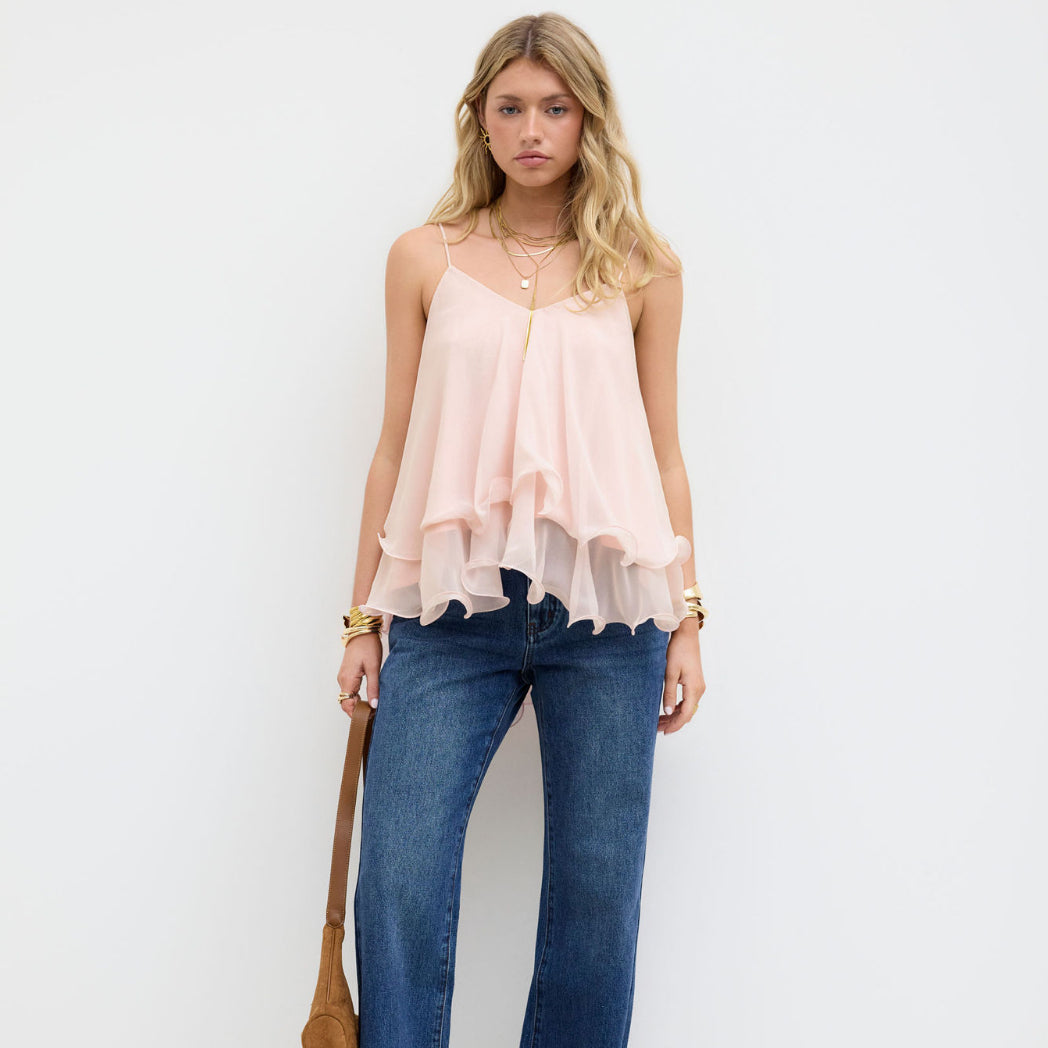 Elegant Chiffon Summer Blouse